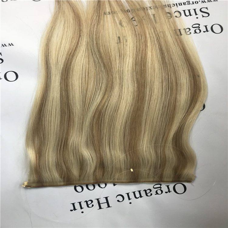 piano color flip hair extensions H64